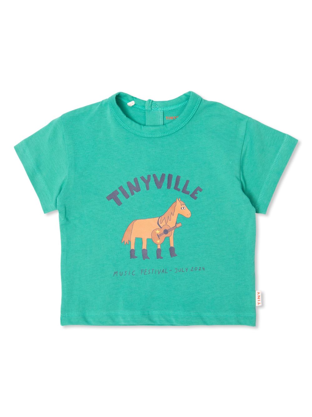 Tiny Cottons T-Shirt mit Cartoon-Print - Grün von Tiny Cottons