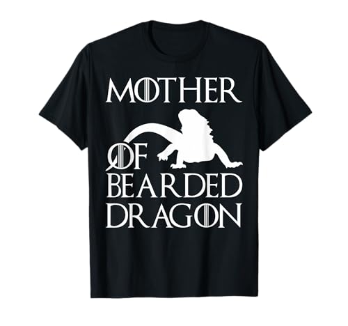 Mother Of Barted Dragon Damen Eidechse und Reptil T-Shirt von Tiny Dinosaurs - Bearded Dragon Clothing