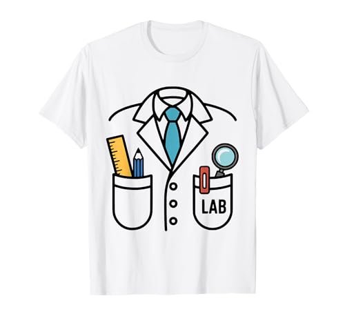 Future Scientist Halloween Kostüm Cute Chemiker Kids Science T-Shirt Future Scientist Halloween Kostüm Cute Chemiker Kids Science T-Shirt von Tiny Lab Explorers Lazy Halloween