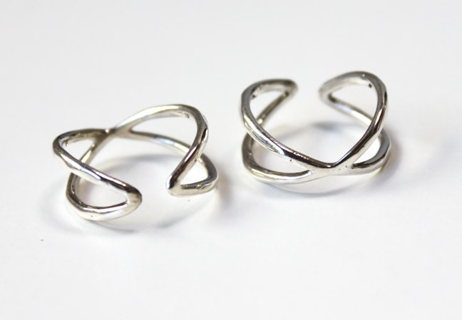 Silber X Ring Silber X Ring von TinyArmour