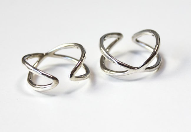 Silber X Ring Silber X Ring von TinyArmour
