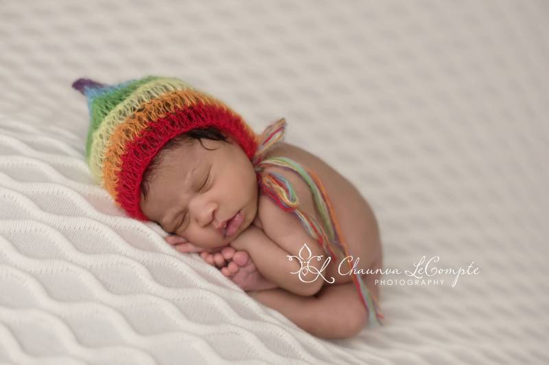 Regenbogen Mütze/Baby Neugeborenen Prop Gestrickt Neugeborene Regenbogen Mütze/Baby Neugeborenen Prop Gestrickt Neugeborene von TinyBlessingsBoutiqu