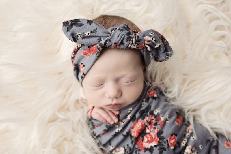 Stricken Swaddle Decke, Knot Stirnband, Stirnband Set, Leichte Babydecke, Swaddling Strickdecke, Weiche Stricken Swaddle Decke, Knot Stirnband, Stirnband Set, Leichte Babydecke, Swaddling Strickdecke, Weiche von TinyBlessingsBoutiqu
