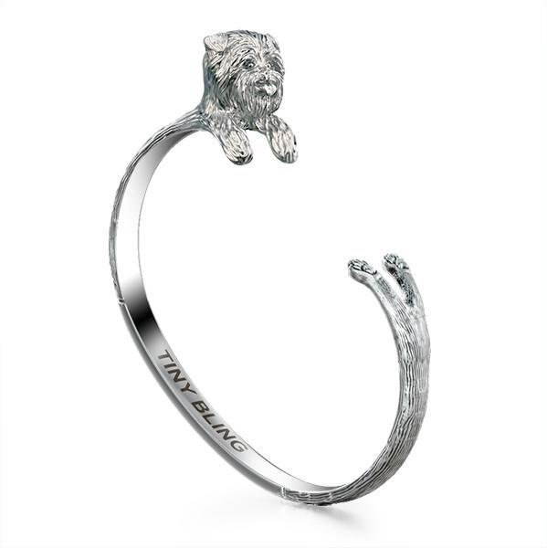 Affenpinscher Breed Schmuck Cuddle Cuff Armband von TinyBling