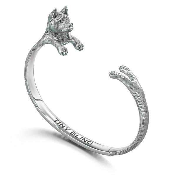 Akita Breed Schmuck Cuddle Manschette Armband von TinyBling