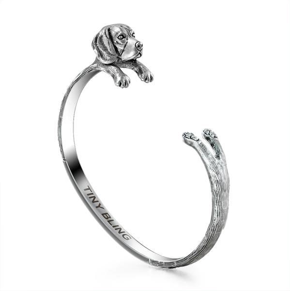 Beagle Breed Schmuck Cuddle Manschette Armband von TinyBling