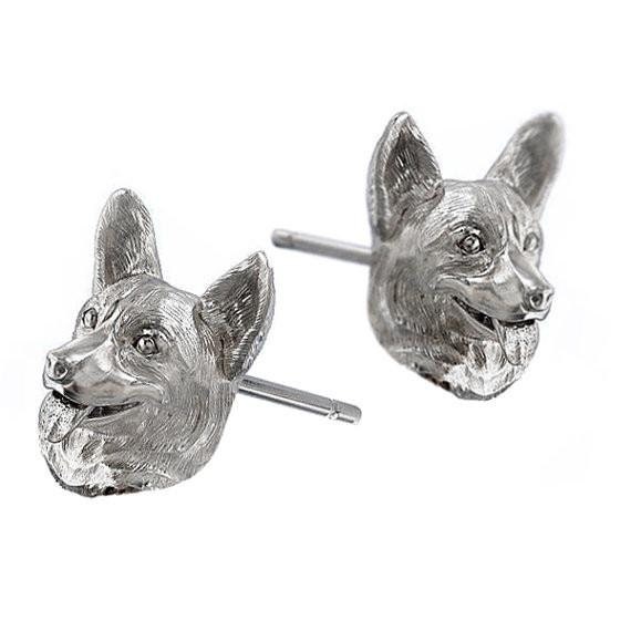 Corgis Breed Welpen Gesicht Ohrstecker Von Tinybling Jewelry in Sterling Silber Oder 14K Gold Corgis Breed Welpen Gesicht Ohrstecker Von Tinybling Jewelry in Sterling Silber Oder 14K Gold von TinyBling