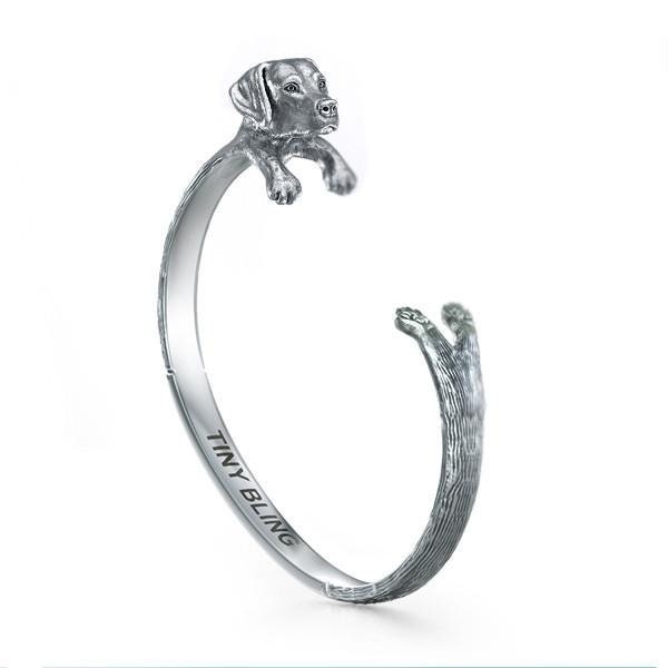 Labrador Retriever Rasse Schmuck Cuddle Manschette Armband von TinyBling