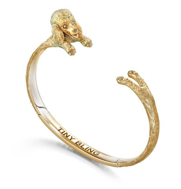 Pudel Rasse Schmuck Cuddle Cuff Armband von TinyBling