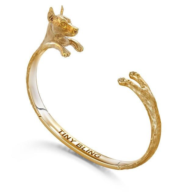 Zwergpinscher Breed Schmuck Cuddle Cuff Armband Zwergpinscher Breed Schmuck Cuddle Cuff Armband von TinyBling