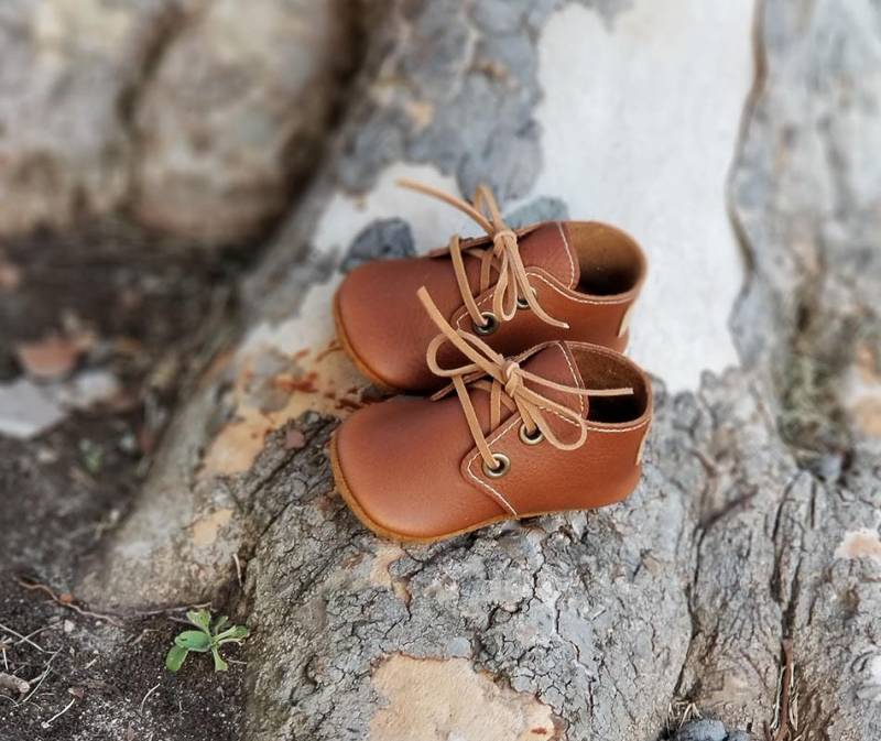 Brick Schnür Mokassin Im Oxford Style Brick Schnür Mokassin Im Oxford Style von TinyHeirMoccs