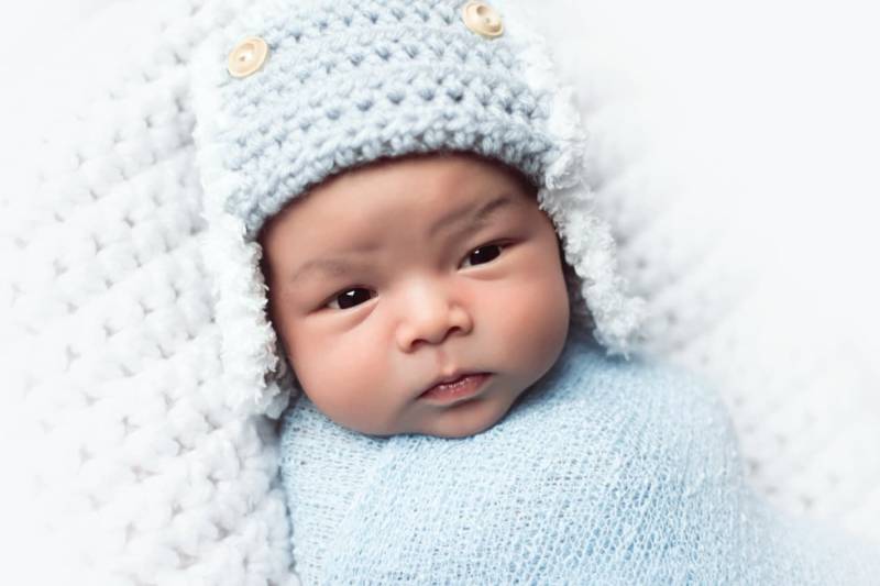 Cabriohaube Häkeln Jungen Neugeborene Foto-stütze von TinyIslandHandmade