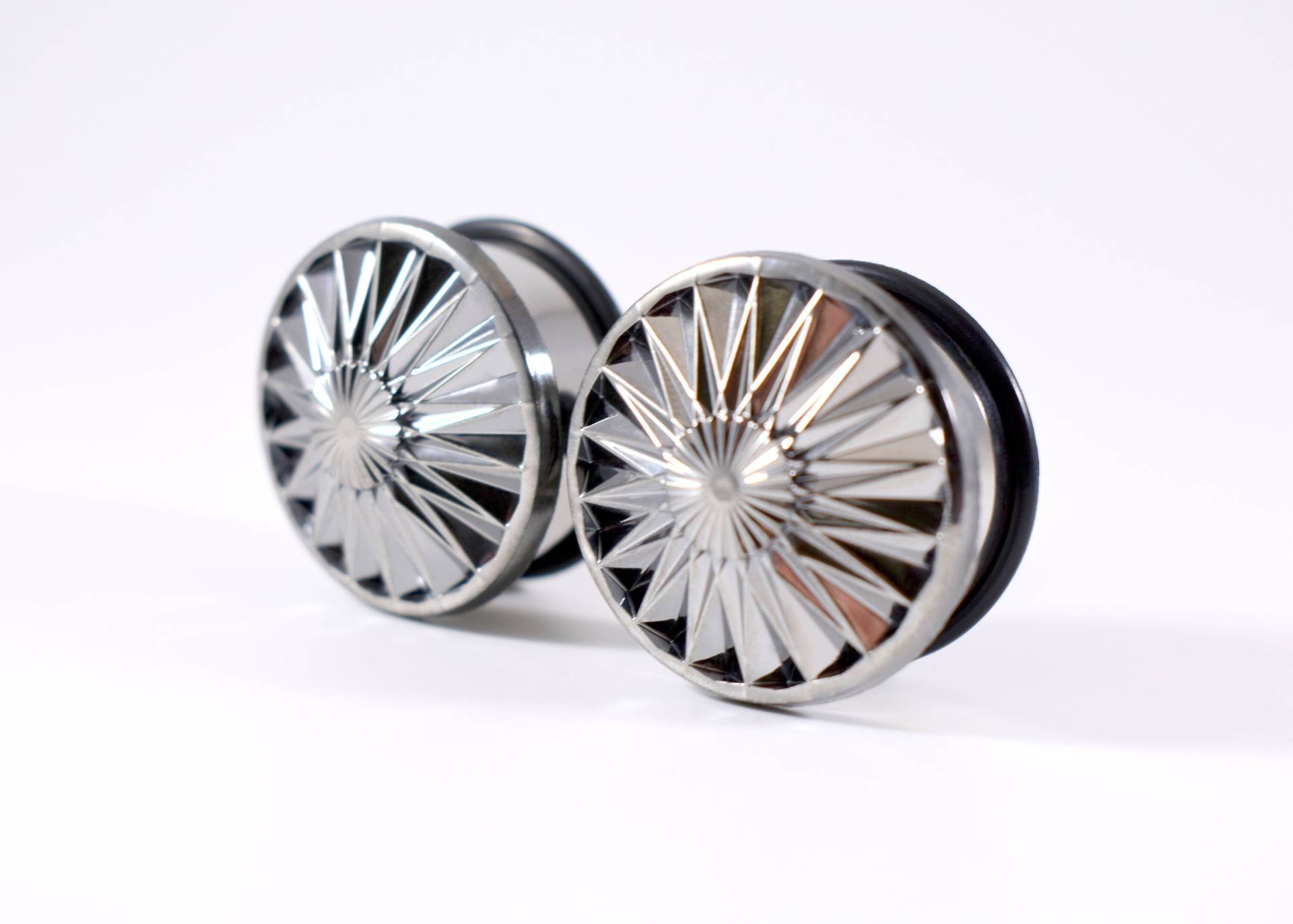Fan Pin Plugs in Dunkelsilber 2, 5cm Und von TinyLittleFunBits
