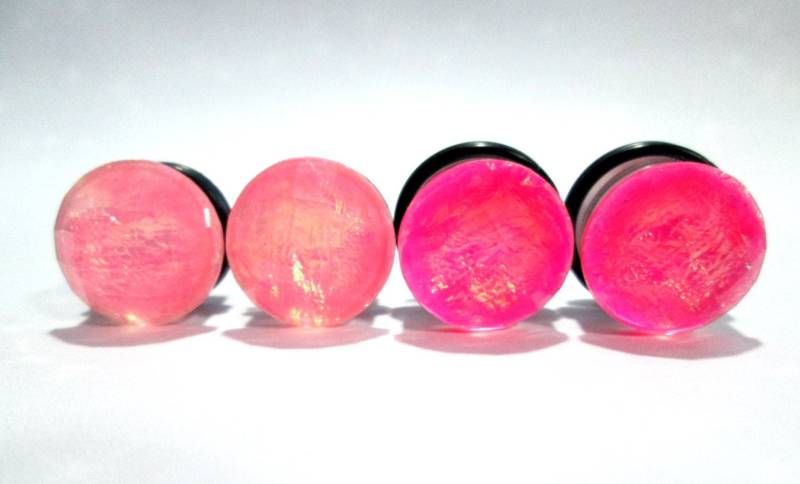 Pinke Facettierte Folien Ohrstecker 9/16 Oder 5/8 Zoll Anzeigegeräte von TinyLittleFunBits