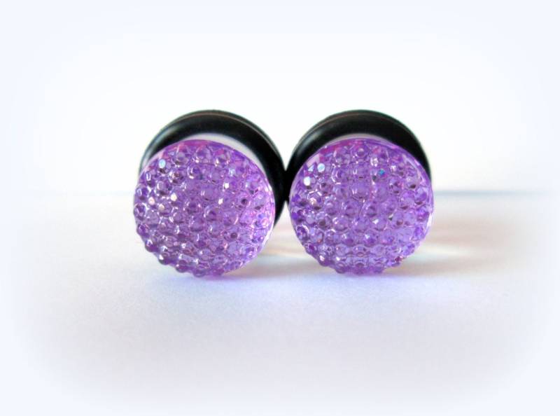 Gauges - Purple Candy Dots Clearance Sale 2G, 0G Und 00G von TinyLittleFunBits