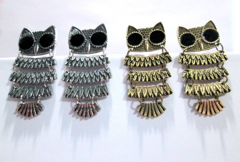 Eulen Plugs Bronze Oder Silber Tunnel | 00G, 7/16, 1/2 Zoll von TinyLittleFunBits