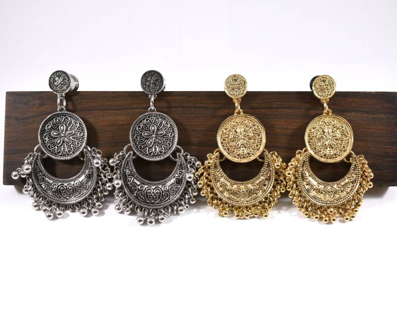 Plugs - Anhänger Gold Oder Silber Marokkanisch Boho Dangle 4G, 2G Und 0G von TinyLittleFunBits