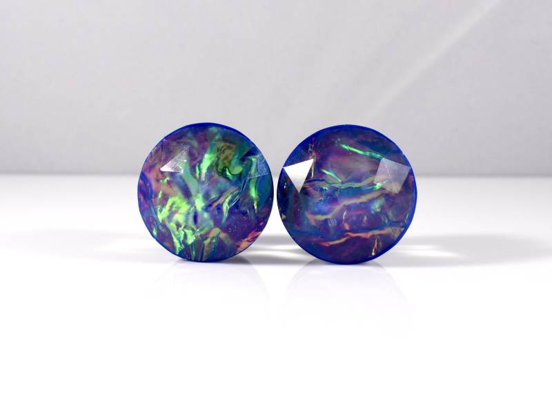 Plugs - Blaue Folie Galaxy 3/4 In, 7/8 In von TinyLittleFunBits