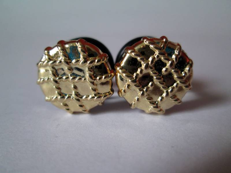 Plugs - Gold Netting Fancy 0G, 00G, 7/16 Zoll Und 1/2 Zoll von TinyLittleFunBits