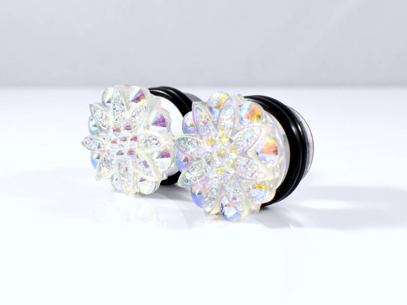- Stopfen Klar Ab Finish Stern Blume 1/2 Zoll, 9/16 Zoll Und 5/8 Zoll von TinyLittleFunBits