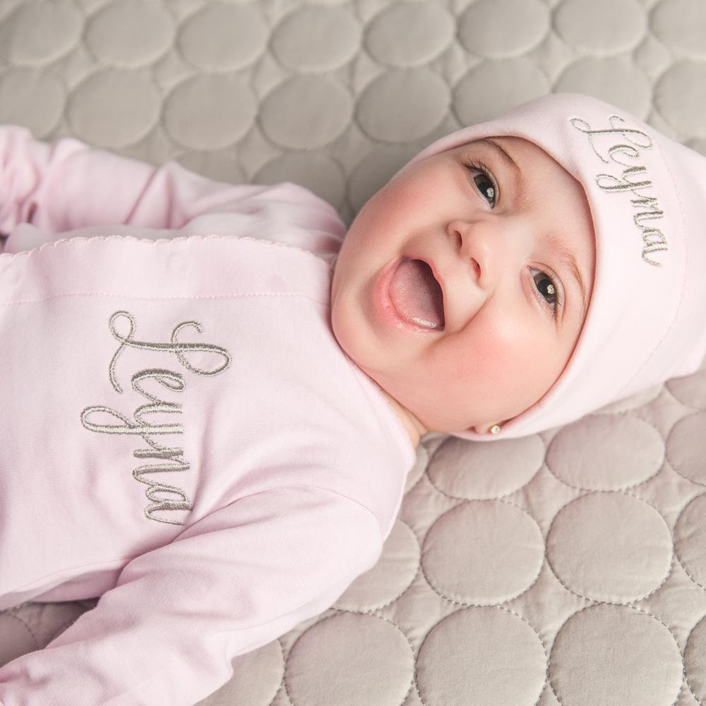 Personalisierte Baby Girl Pink Coming Home Krankenhaus Kleidung, Neugeborene Outfit, Individuell Mit Personalisiertem Namen Monogrammiert Personalisierte Baby Girl Pink Coming Home Krankenhaus Kleidung, Neugeborene Outfit, Individuell Mit Personalisiertem Namen Monogrammiert von TinyMati