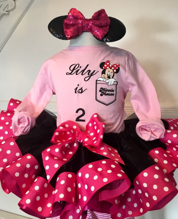 Minnie-Maus-Geburtstags-Tutu Minnie-Maus-Geburtstags-Tutu von TinyPrincessDesigns