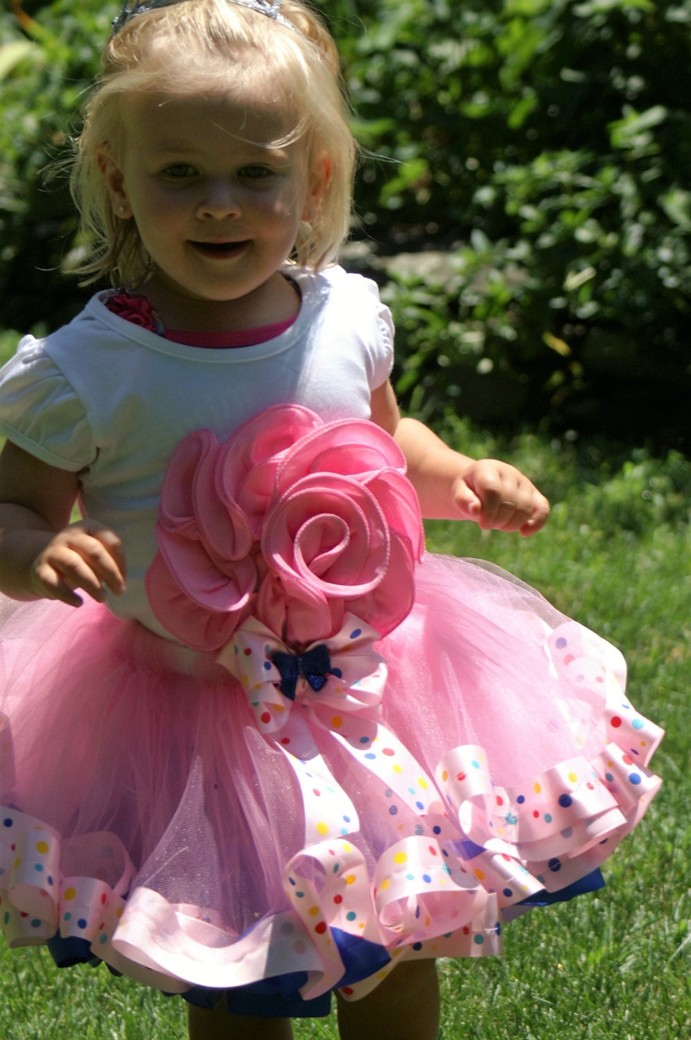 Tutu Mit Konfetti-Band Geburtstagsparty-Outfit Tutu Mit Konfetti-Band Geburtstagsparty-Outfit von TinyPrincessDesigns