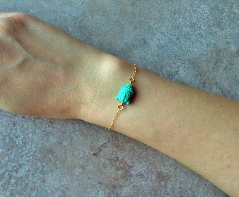 Buddhaarmband, Yoga Armband, Buddha Schmuck, Meditation Charm Tägliches Armband Buddhaarmband, Yoga Armband, Buddha Schmuck, Meditation Charm Tägliches Armband von TinyRosesJewelry