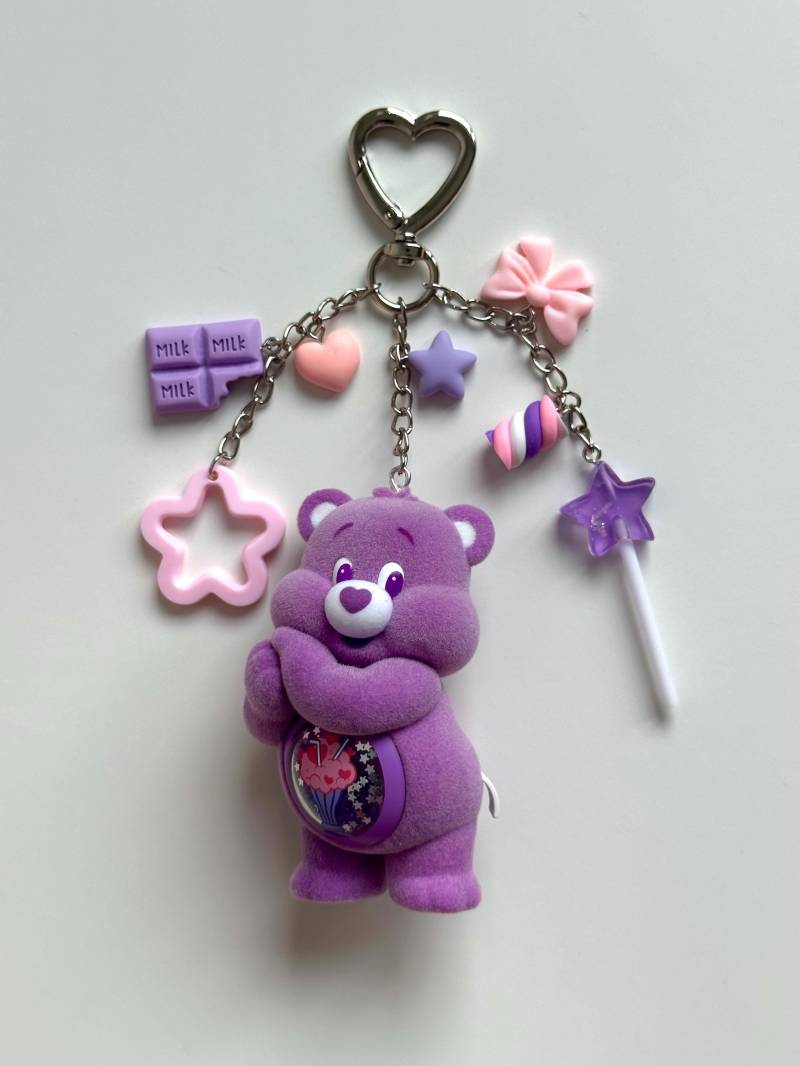 Care Bear Share Pop Mart Lila | Charm Keychain Care Bear Share Pop Mart Lila | Charm Keychain von TinySoulsStudioShop