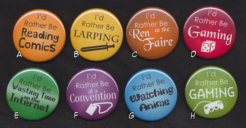 Ich Wäre Lieber... Buttons Ich Wäre Lieber... Buttons von TinyTRexStudios