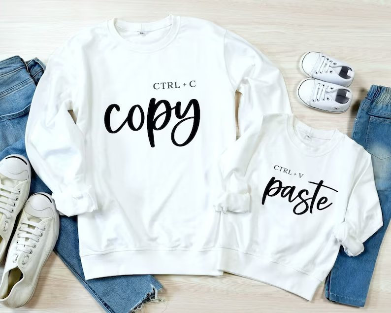 Papa Und Ich Outfit | Vater Sohn Sweatshirt |Daddy & Me Passender Pullover Geschenk Väter D von TinyTotsKids