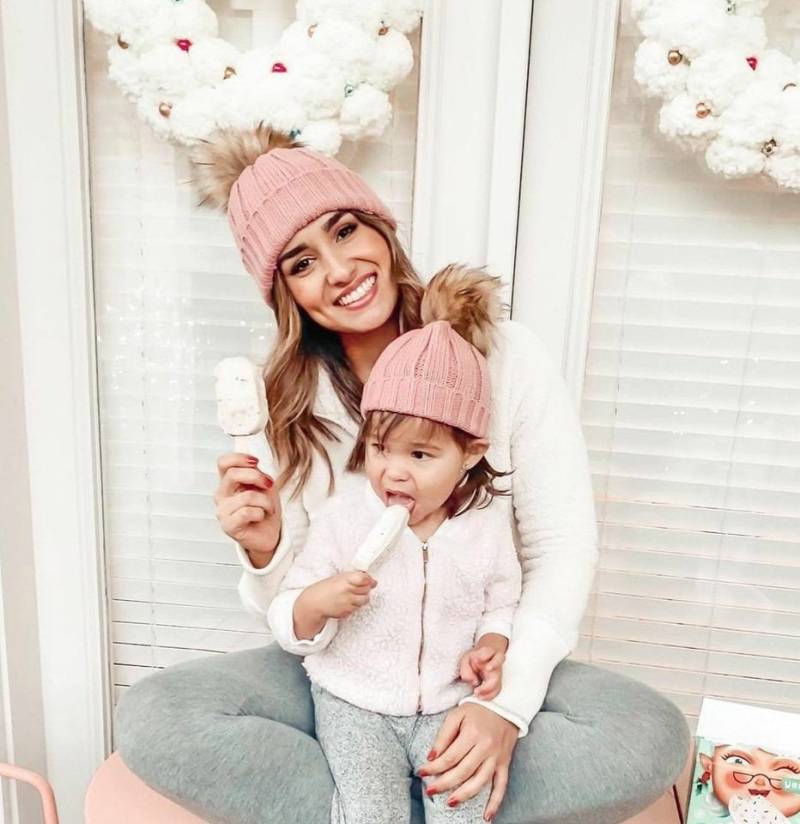 Mami Und Ich Hüte, Outfit, Mutter Tochter Passende Sohn Kinder Hut, Pom Hut von TinyTotsKids