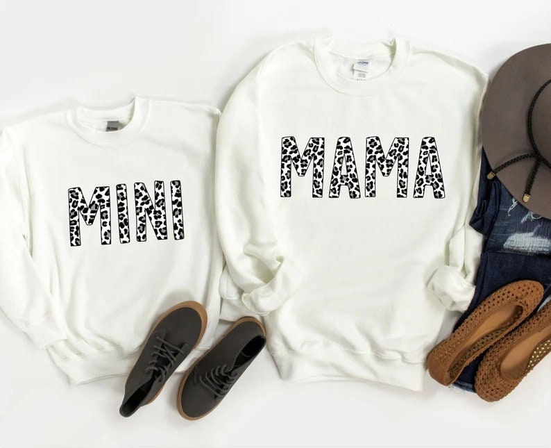 Mama Und Ich Outfit | Mutter Sohn Sweatshirt |Mommy & Me Passender Pullover |Mama Geschenk Muttertagsgeschenk von TinyTotsKids