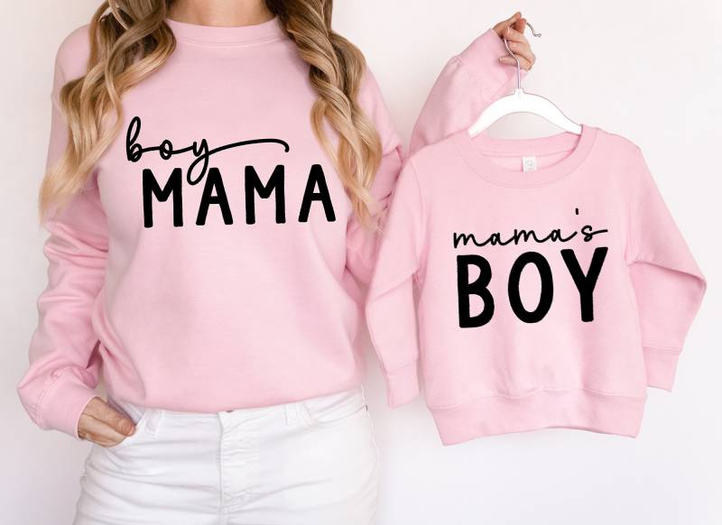 Mama Und Ich Outfit | Mutter Sohn Sweatshirt |Mommy & Me Passender Pullover Geschenk Zum Muttertag von TinyTotsKids