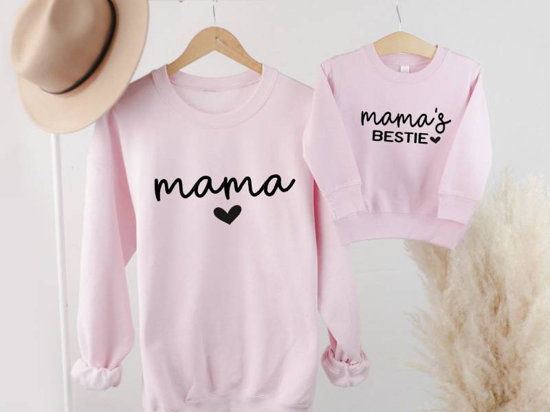 Mama Und Ich Outfit | Mutter Sohn Sweatshirt |Mommy & Me Passender Pullover Geschenk Zum Muttertag von TinyTotsKids