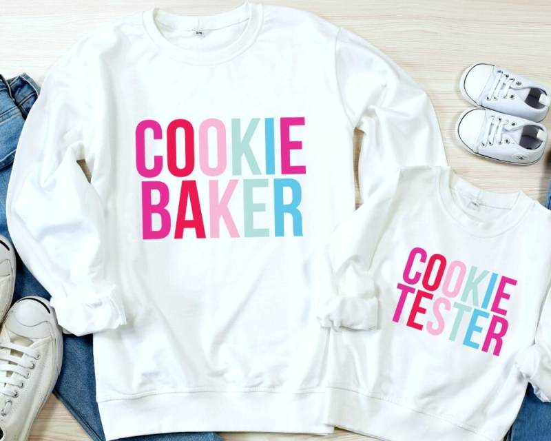 Mama Und Ich Weihnachten Sweatshirts, Familie Sweatshirt, Weihnachtspullover, Mommy & Me Outfit, Passender Weihnachtspullover von TinyTotsKids