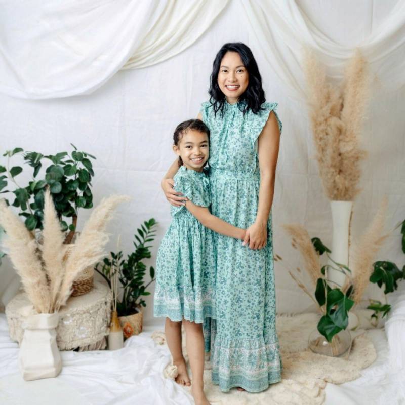 Mommy & Me Kleider | Mami Und Passende Outfits Mama Ich Mutter Tochter Kleid Geschenke Muttertagsgeschenk von TinyTotsKids