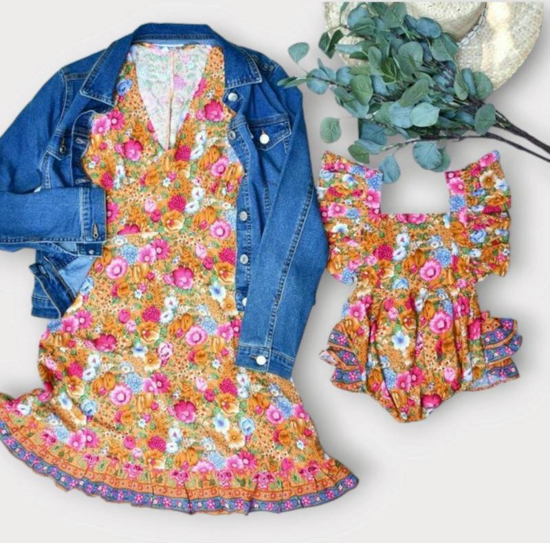 Mommy & Me Kleider | Mami Und Passende Outfits Mama Ich Mutter Tochter Kleid Geschenke Muttertagsgeschenk von TinyTotsKids