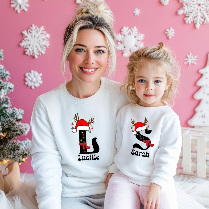 Passende Weihnachtsoutfits Für Die Familie | Familien-Weihnachts-Sweatshirts Mama & Ich Weihnachts-Sweatshirts Papa Xmas Sweatshirts von TinyTotsKids
