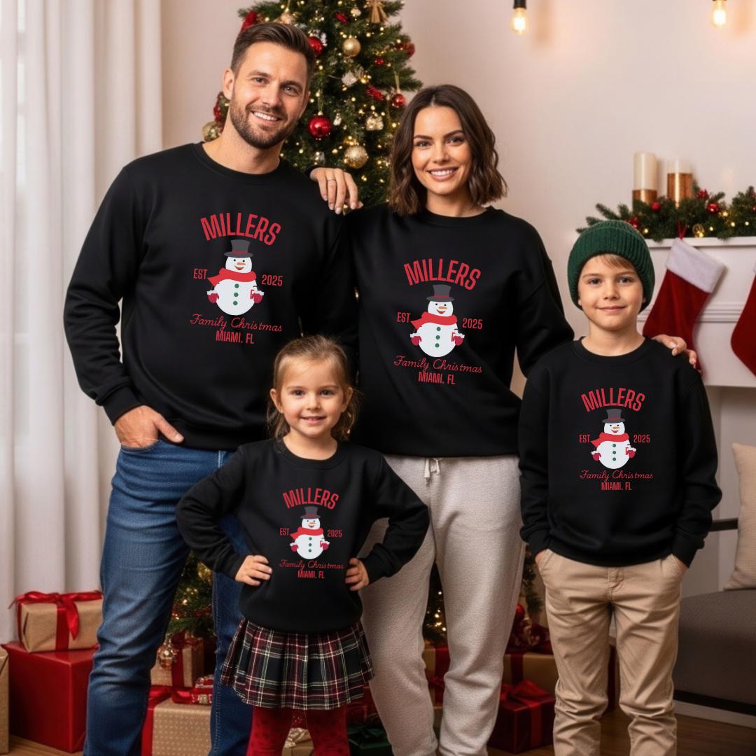 Passende Weihnachtsoutfits Für Die Familie | Familien-Weihnachts-Sweatshirts Mama & Ich Weihnachts-Sweatshirts Papa Xmas Sweatshirts von TinyTotsKids