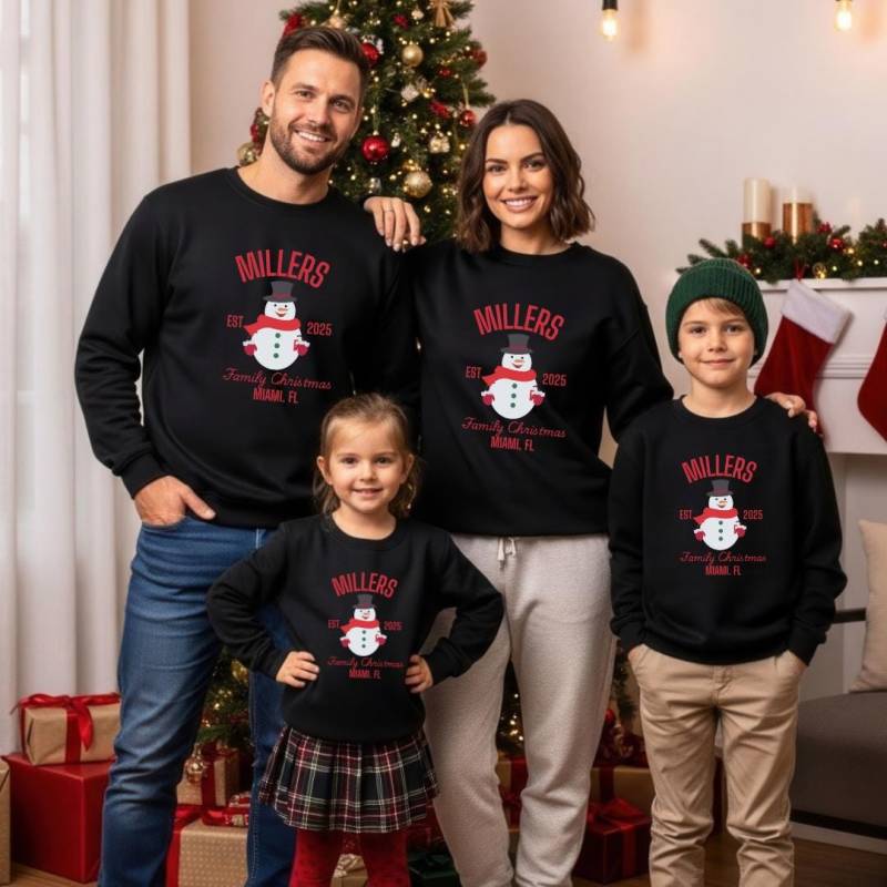 Passende Weihnachtsoutfits Für Die Familie | Familien-Weihnachts-Sweatshirts Mama & Ich Weihnachts-Sweatshirts Papa Xmas Sweatshirts von TinyTotsKids