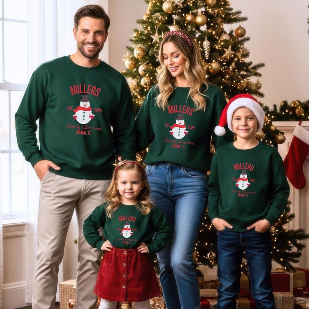 Passende Weihnachtsoutfits Für Die Familie | Familien-Weihnachts-Sweatshirts Mama & Ich Weihnachts-Sweatshirts Papa Xmas Sweatshirts von TinyTotsKids