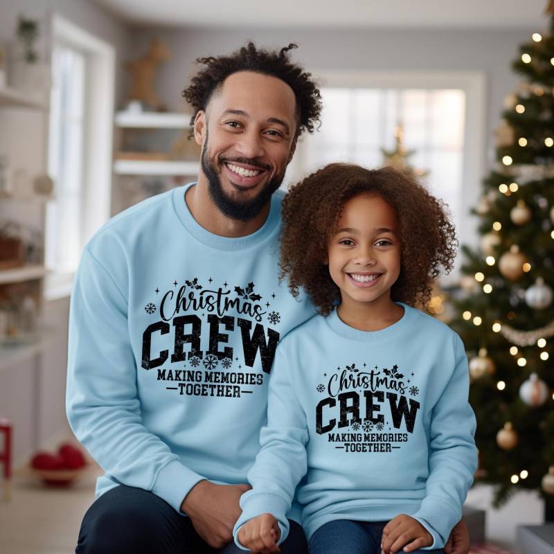 Passendes Familien-Weihnachts-Outfit | Familie Weihnachten Sweatshirts Mommy & Me Daddy & Me Weihnachtspullover von TinyTotsKids