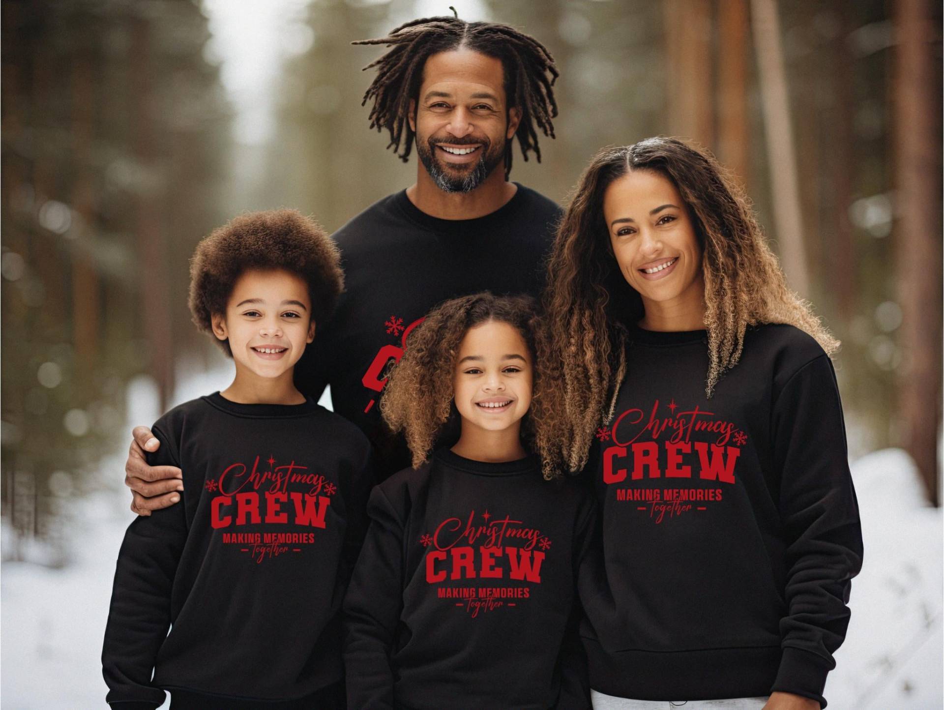 Passendes Familien-Weihnachts-Outfit | Familie Weihnachten Sweatshirts Mommy & Me Daddy & Me Weihnachtspullover von TinyTotsKids