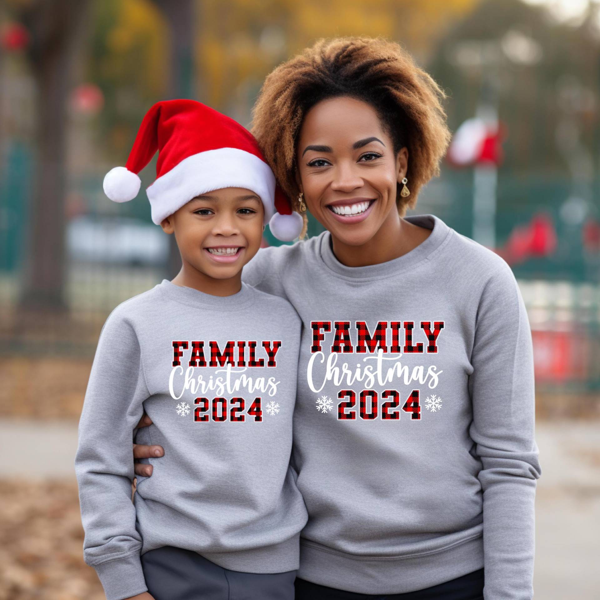 Passendes Familien-Weihnachts-Outfit | Familie Weihnachten Sweatshirts Mommy & Me Daddy & Me Weihnachtspullover von TinyTotsKids