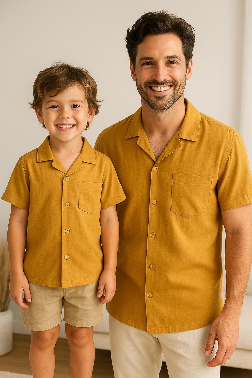 Senf Vater Und Sohn Passende Shirts, Outfit, Daddy & Me Papa Familie, Vatertagsgeschenk von TinyTotsKids