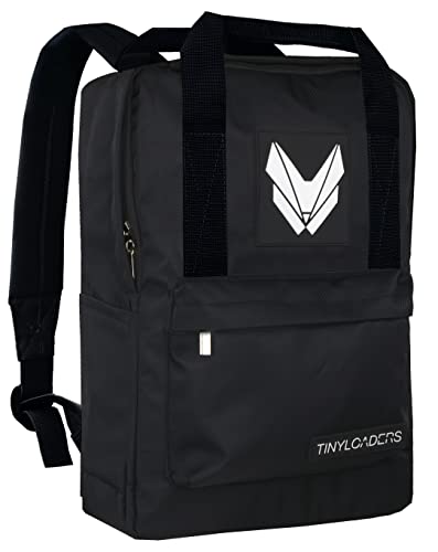 Tinyloaders Kinderrucksack Schulranzen Outdoor Unisex Kinder Rucksack Backpack Freizeitrucksack Daypack Freizeit Jungen Mädchen Boy Girl Kindergarten Schule, Schwarz von Tinyloaders