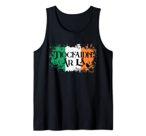 Tiocfaidh Ar La Vintage Irische Flagge Geschenke für Männer Tank Top von Tiocfaidh Ar La Vintage Ireland Irish Flag Gifts