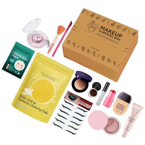 Makeup Set Für Anfänger - Reise Makeup Set | Foundation Concealer Eyeliner Pinsel Kosmetik Set Für Mädchen Frauen Teens Feiertage Hochzeiten Partys von Tioheam