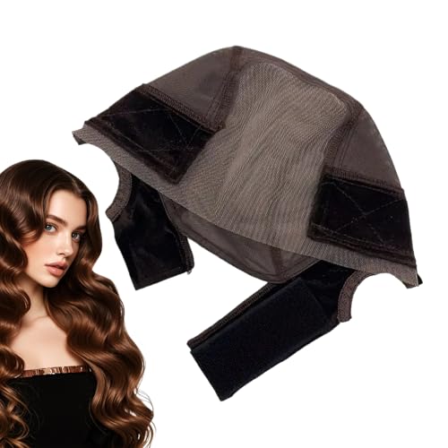 Perückenhauben Für Damen | Verstellbare Elastische Haarhaube Als Perückenuntergrund,Rutschfeste Haarteil-Haube Für Erwachsene, Anfänger, Profis & Enthusiasten von Tioheam